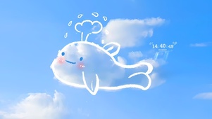 云朵小鲸鱼
