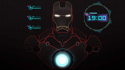 钢铁侠科技感桌面