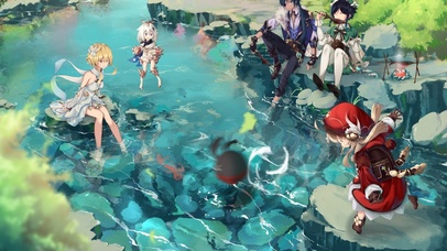 可莉炸鱼的珍贵影像