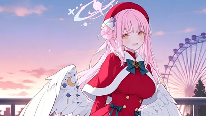 圣园未花（圣诞版）-夕阳萝莉