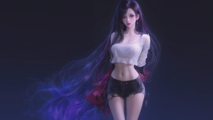 可爱女孩蒂法