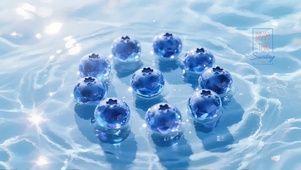 水晶蓝莓