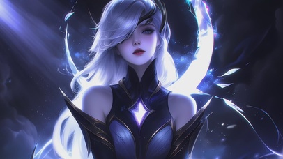 4K炫酷皎月女神