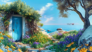 4k海边小屋
