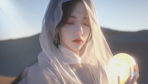 【原创】仙气水晶球美女