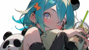可爱俏皮少女