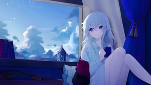 窗旁