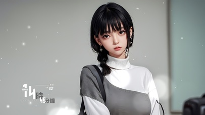 可爱治愈阳光少女