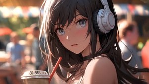 氛围奶茶妹