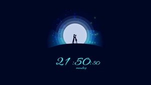 浪漫情侣剪影~