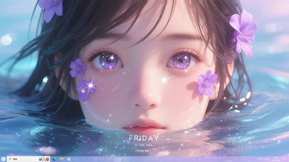 紫瞳少女（不眨眼版）