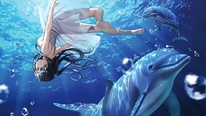 海豚与少女