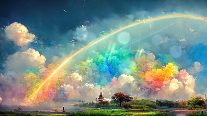 绝美 雨后阳光