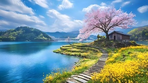 湖畔田园人家