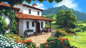 清新小院