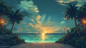 海边的夜晚