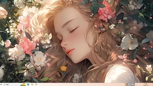 花瓣美女