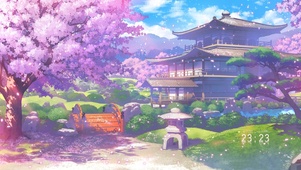唯美治愈夏日樱花的记忆