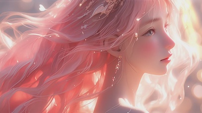 4K二次元可爱少女插画