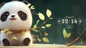 呆萌小熊猫