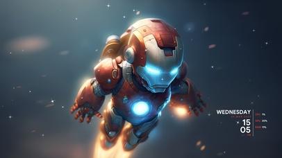 酷酷可爱钢铁侠