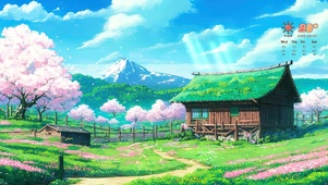春日樱花木屋