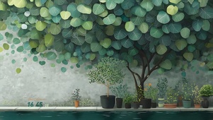 极致治愈 绿植小院