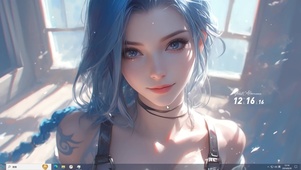 窗边女孩主题