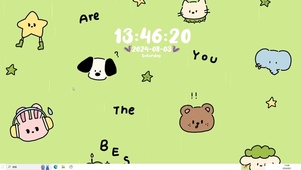 草地小动物聚会  主题