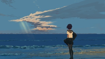 海边少女