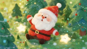 可爱的圣诞老人