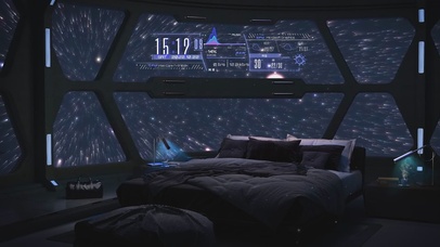 炫酷宇宙太空舱卧室