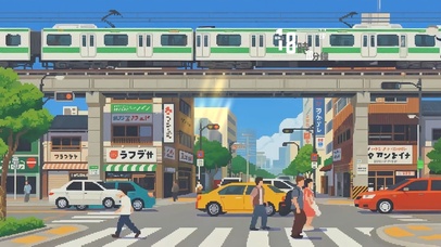 像素都市街头百态