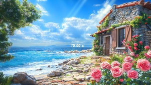 悠闲海边房屋