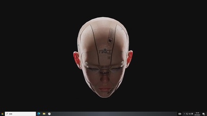 超酷机械人头 赛博朋克义体机甲