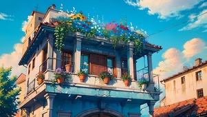 鲜花小楼