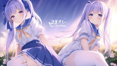 清纯白丝美少女