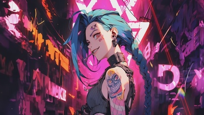 可爱金克斯美女