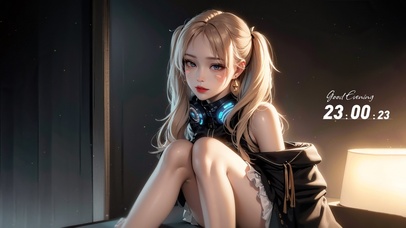 双马尾可爱电竞女孩