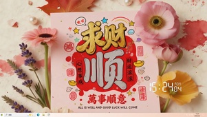 求财顺桌面主题