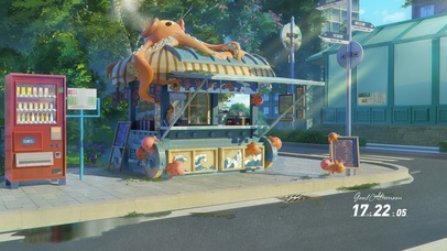 4K唯美日式章鱼烧小店