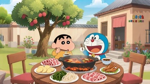 小新吃火锅
