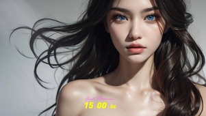 蓝眼睛美少女