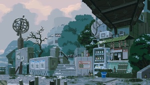 日落的一角