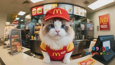 麦当喵很高兴为您服务