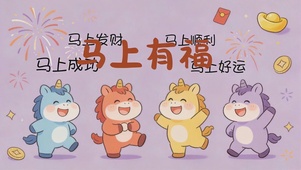 马上顺利马上有福