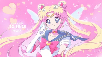 治愈粉美少女战士