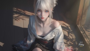 可爱和服美女