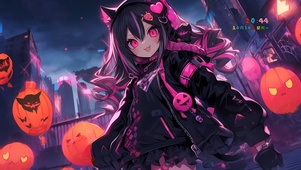 万圣节 小猫女