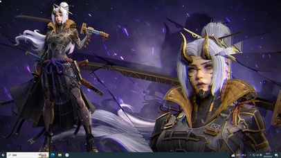 炫酷 赛博朋克女武士